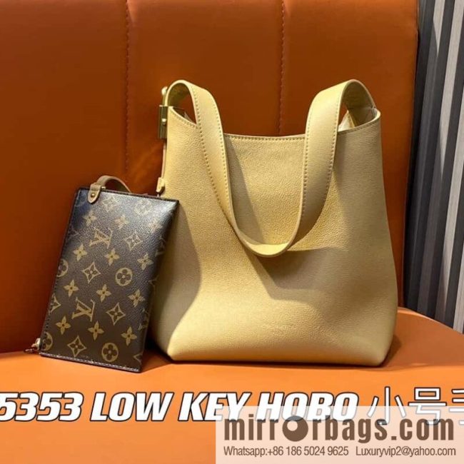[Original order boutique] M25352 black M25353 beige M24354 brown LOW KEY HOBO small handbag