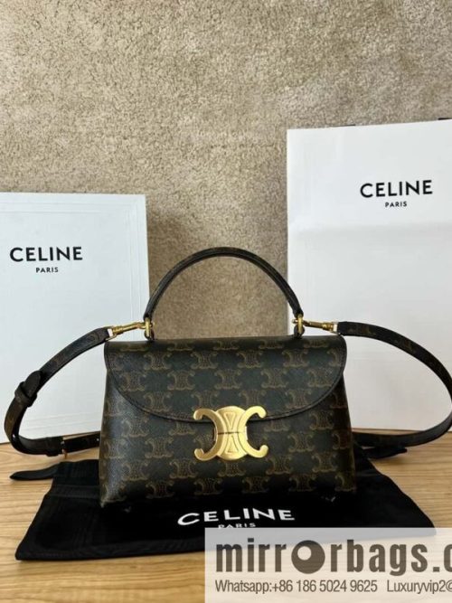 CELINE NINO S logo printed cow leather (fabric) handbag 118113 monogram