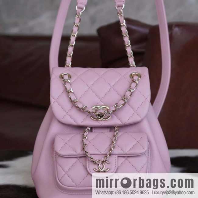 𝗖𝗛𝗔𝗘𝗡𝗟✦ 𝟐𝟒𝐩 backpack 🎒 pink AS2908