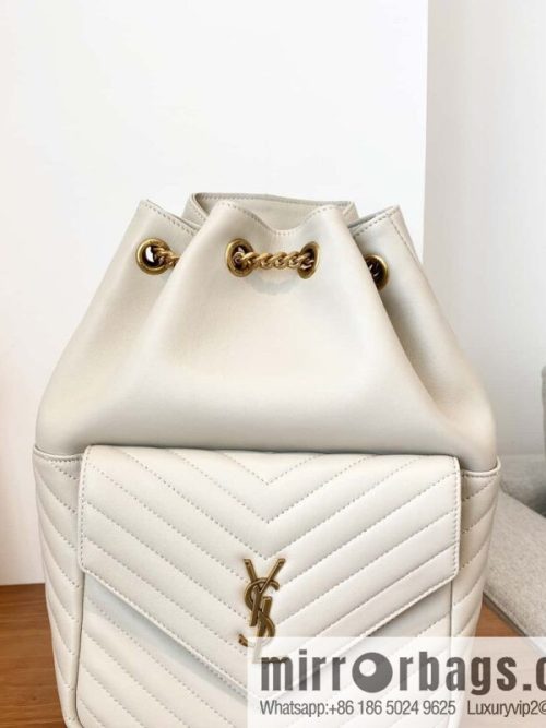 YSL _ backpack milk white 🤍 672609