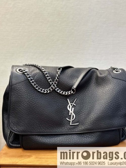 YSL counter most 🆕 sheepskin black silver 755857