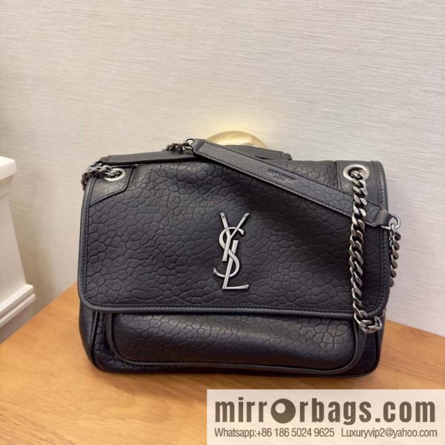 YSL counter most 🆕 sheepskin black silver 633178
