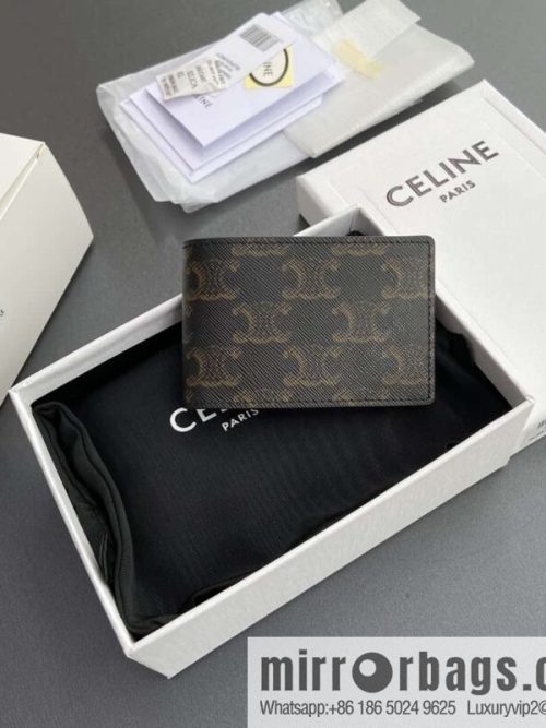 CELINE TRIOMPHE logo printed card pack 10M252BZR.04LI