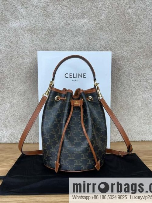 CELINE CLARA logo printed cow leather handbag 116882