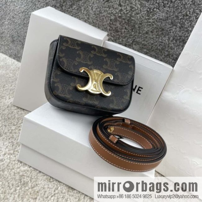 CELINE Mini Arc de Triomphe Iconic Printed Handbag 101513