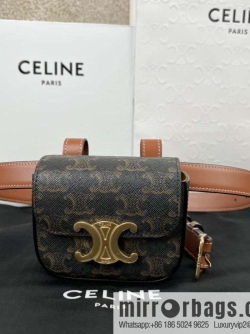 CELINE mini Arc de Triomphe fanny pack presbyopia, number 452