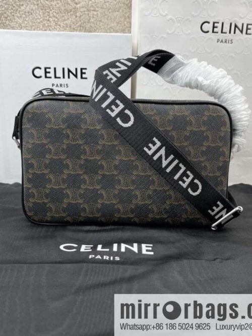 CELINE logo printed medium messenger bag 197202