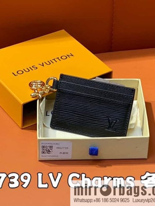 [Original order boutique] M82739 black water ripple, card bag wallet series