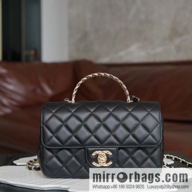 CHANEL CF Mini Wheat Handle 🌾 AS4924