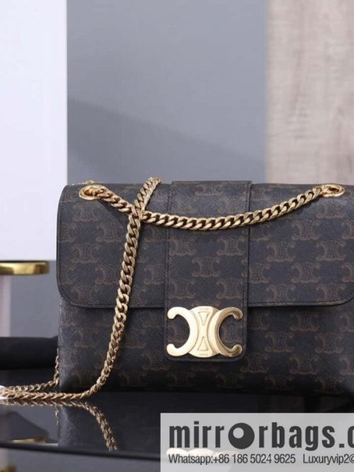 [Premium quality, all-steel hardware] VICTOIRE medium old flower cow leather handbag number: 115853 (copy)
