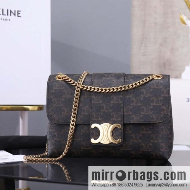 [Premium quality, all-steel hardware] VICTOIRE medium old flower cow leather handbag number: 115853 (copy)