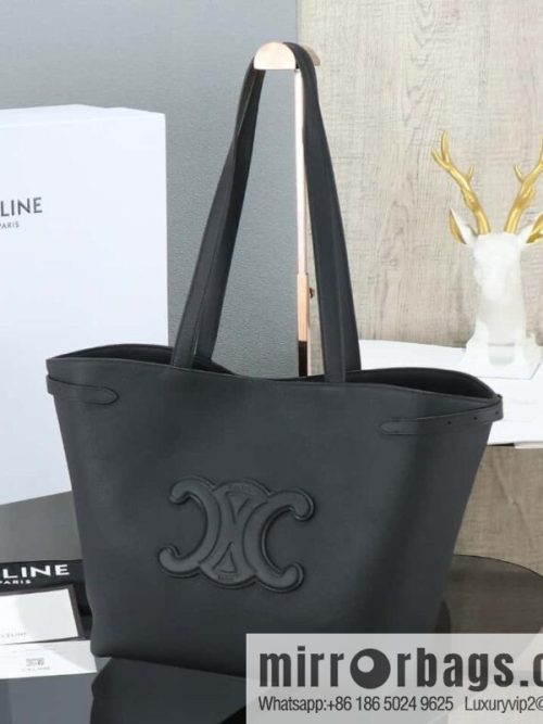 [Premium all-steel hardware] CABAS ANAS grained cow leather handbag No.: 116853ENY.04LU