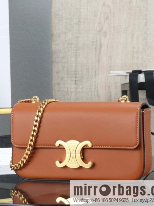 Premium all-steel hardware 】 𝗖𝗘𝗟𝗜𝗡𝗘 𝑻𝒓𝒊𝒐𝒎𝒑𝒉𝒆 chain armpit bag Model: 197992
