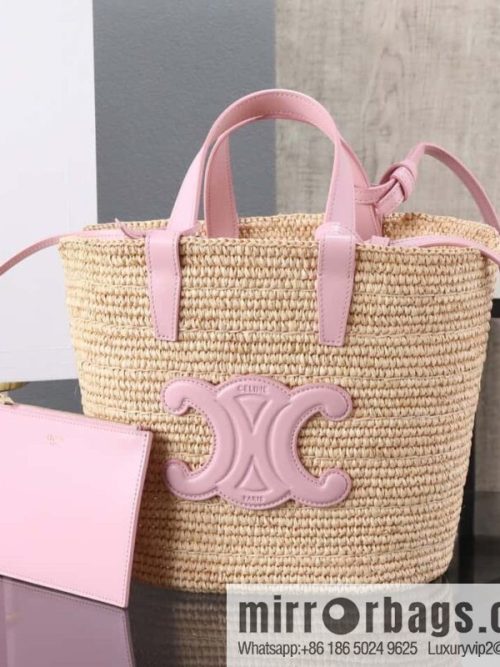 [Premium all-steel hardware] CELINE TEEN plant material and cow leather soft classic basket bag number: 115802