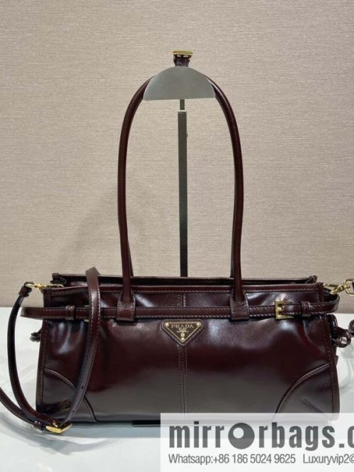 PRADA 🎉 LusSo lf oil wax leather 🎉 1BA426 small new color 🎉🎉 burgundy