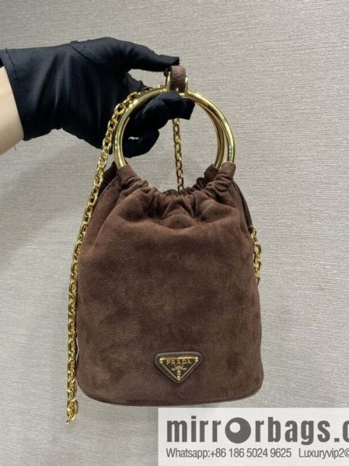 PRADA 🎉 new bucket bag 🎉 1BC227 suede🎉🎉