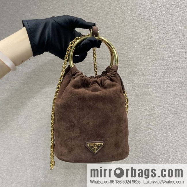PRADA 🎉 new bucket bag 🎉 1BC227 suede🎉🎉