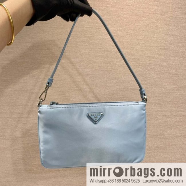 PRADA 🎉 new armpit bag 🎉 1NI545 🎉🎉 haze blue