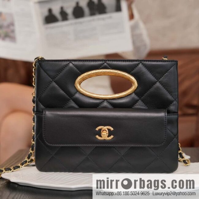 wsxc1726235383312_0-800x800mttczehzzf2160804_20250705154411.jpg CHANEL 24B Superior Craft Workshop, Dinner Bag, Black AS5038 B17663 94305