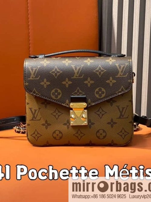 [Original order boutique] M11941 presbyopia color matching, double shoulder mailman bag, series Pochette Métis handbag