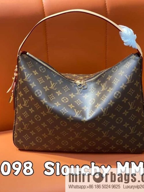 [Original order boutique] M12098 presbyopia, shopping bag, armpit bag series, variable size chip version NEW Slouchy MM handbag