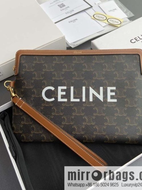 CELINE TRIOMPHE Iconic Printed Clutch Bag 10J502FES.04LU 502 Old Flower