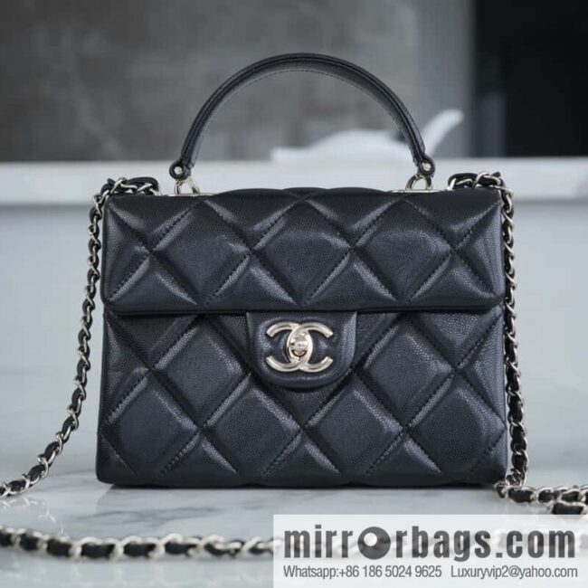 wsxc1727019307563_0-800x800smcve1ys5l4158922_20250705142257.jpg CHANEL 24p handle Kelly box, black small AS4711