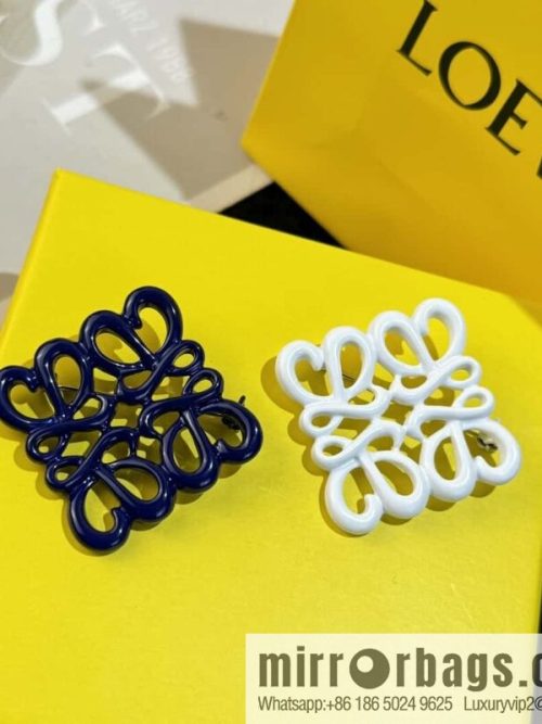 LOEWE Square Mooncake Brooch