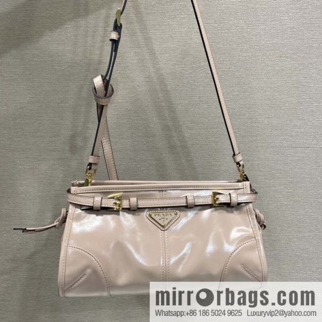 PRADA 🎉 LusSo lf oil wax leather 🎉 1BA215 messenger bag 🎉 pink