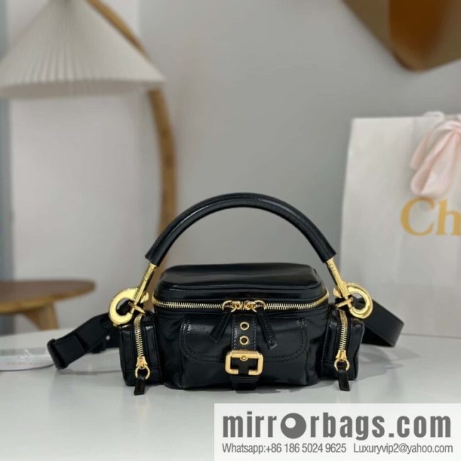 Chloe 2024 Autumn and Winter New Camera Bag W0653 Black