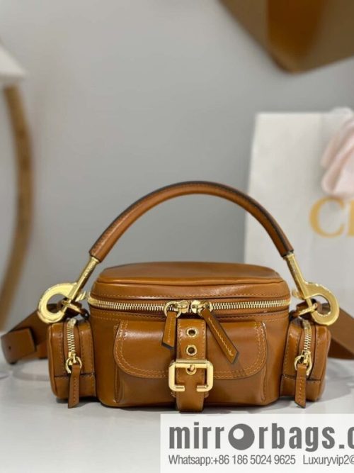 Chloe 2024 Autumn and Winter New Camera Bag W0653 Brown