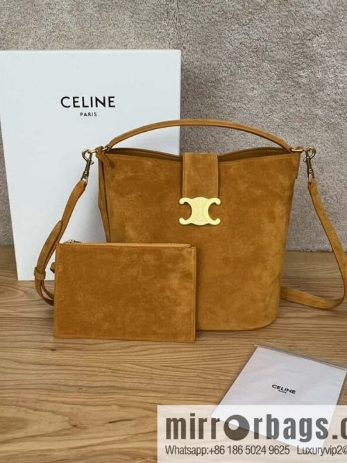 CELINE LOUISE Medium Cowhide Suede Handbag 116613