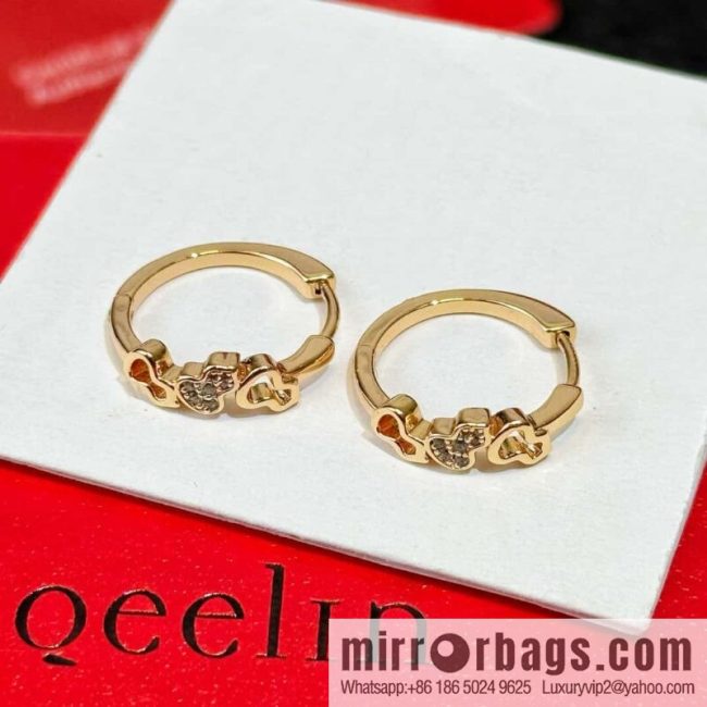 ❗️New ❗️ ☀️ original ☀️ Qeelin three gourd earrings stud earrings ☀️
