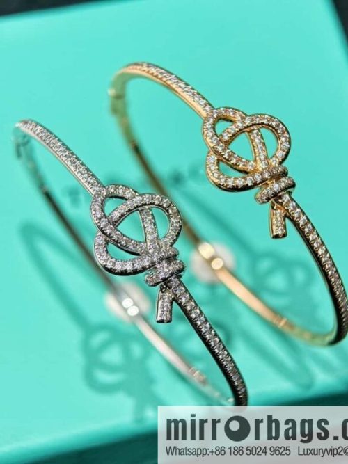 ❗️New ❗️ New ☑️ TIFFANY & Co. Woven Full Diamond Key Bracelet