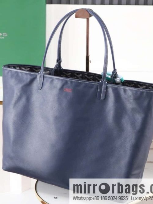 [Premium quality, original materials] Goyard reversible anjous double-sided tray extra large blue tray bag
