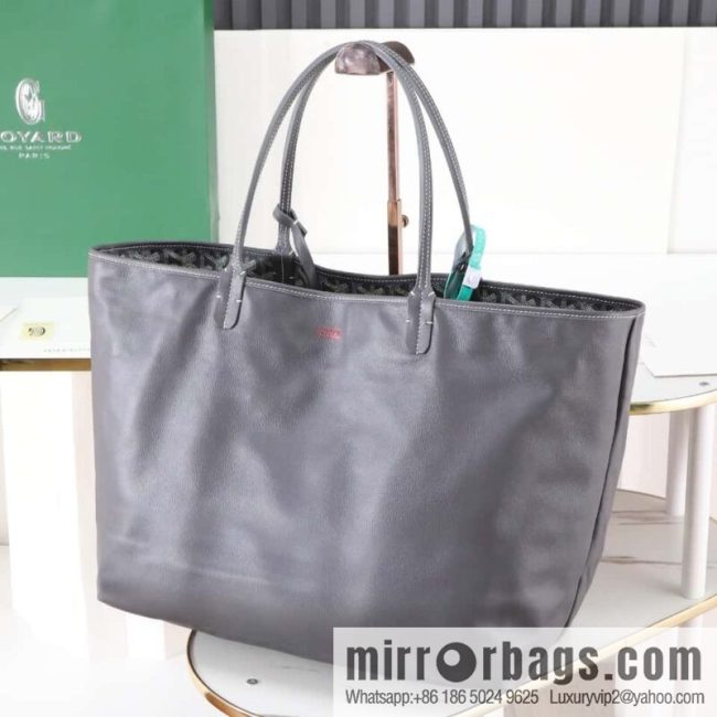 [Premium quality, original materials] Goyard reversible anjous double-sided tray extra large gray tray bag