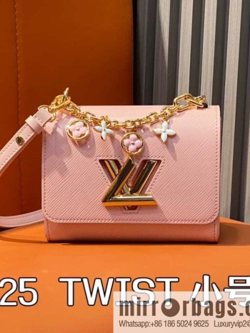 [Original order boutique] M11725 pink, water ripple Twist series TWIST small handbag