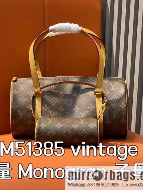 [Original order boutique] M51385 old flower mother and child bag, gong and drum bag medieval bag series vintage limited edition Monogran mother and child bag