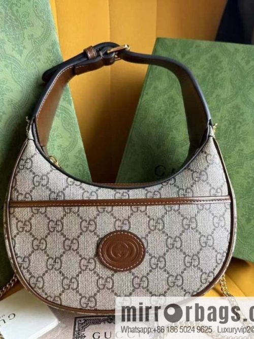 [Original] Ophidia series GG super mini shoulder backpack 726843 beige and ebony GG Supreme canvas