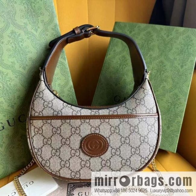 [Original] Ophidia series GG super mini shoulder backpack 726843 beige and ebony GG Supreme canvas