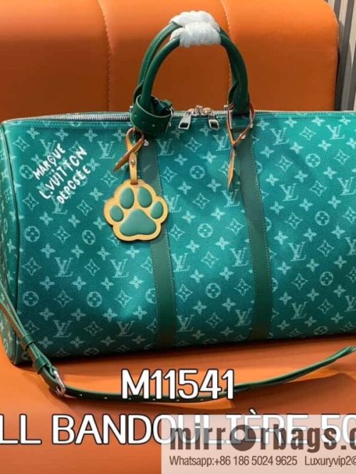 [Original order boutique] M11541 green, travel bag series, the new KEEPALL BANDOULIZRE 50 travel bag of the season