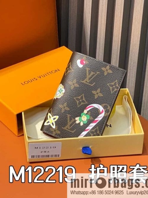 [Original order boutique] M12219 red, Christmas model, new autumn and winter model, passport holder, passport cover.