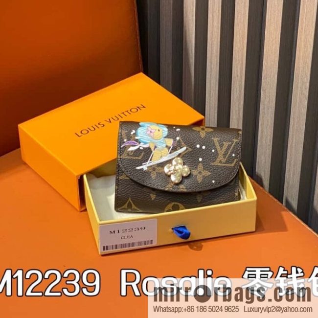 [Original order boutique] M12239 blue, Christmas change bag wallet series Rosalie change bag