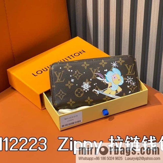 [Original order boutique] M12223 blue, Christmas single zipper wallet series Zippy zipper wallet