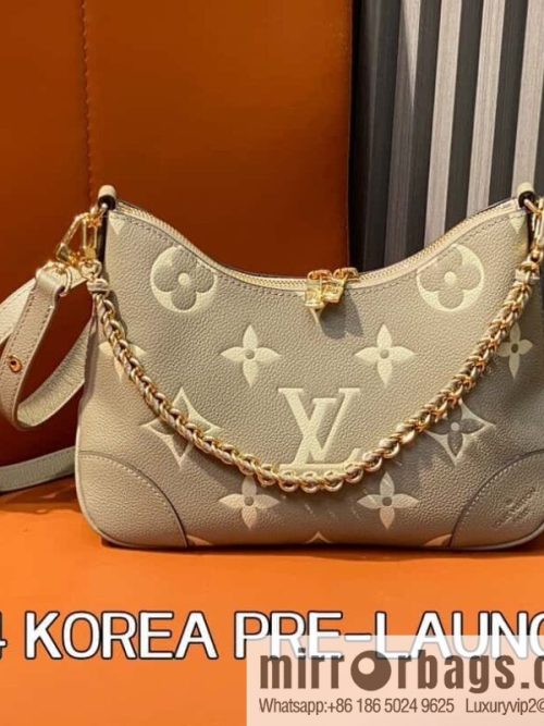 [Original order boutique] M13224 gray silk screen, full leather silk screen, chain bag croissant bag series KOREA PRE-LAUNCH handbag M12930 black, Boulogne bag