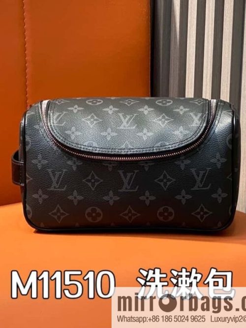 [Original order boutique] M11510 black flower, toilet bag series, toilet bag