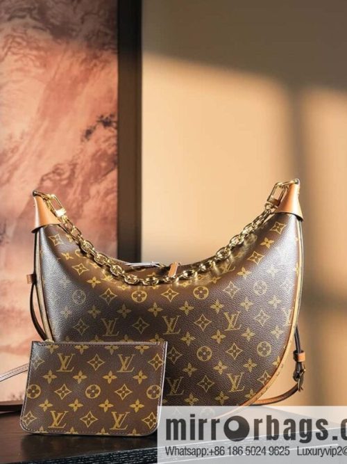 LV 𝐋𝐎𝐎𝐏 𝐇𝐎𝐁𝐎 chip diamond beating code big pea bag series #M