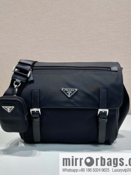 PRADA 🎉 upgraded messenger bag 🎉🎉 1BD953B environmental protection standard🎉