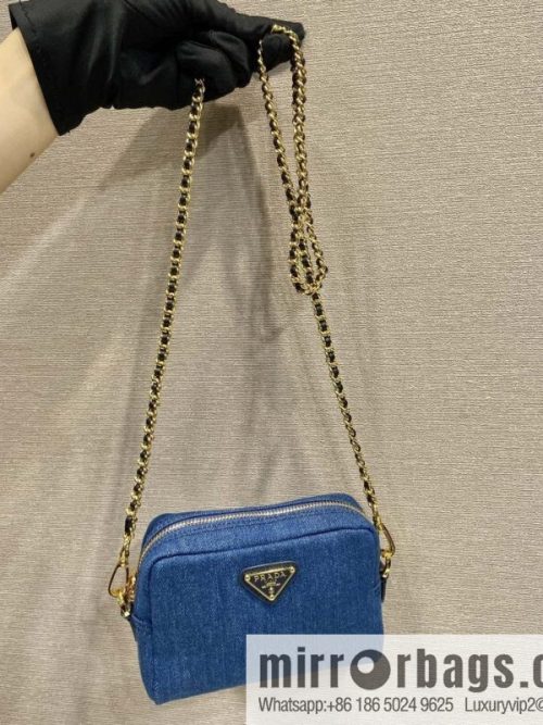 PRADA 🎉 medieval denim bag 🎉 1NS695 S🎉🎉