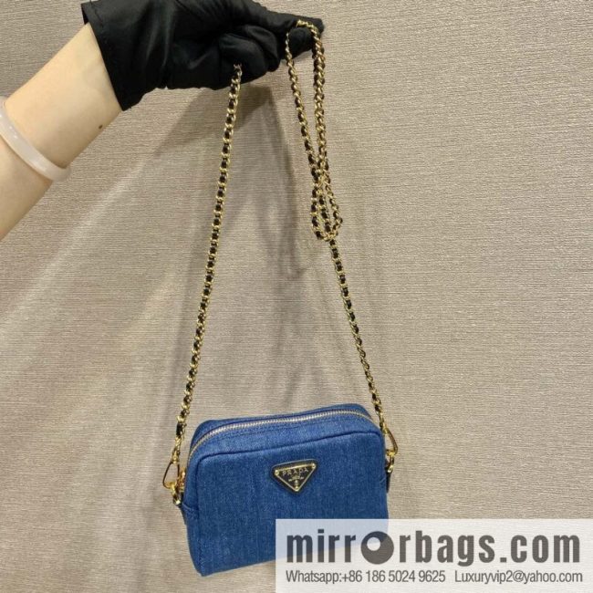 PRADA 🎉 medieval denim bag 🎉 1NS695 S🎉🎉